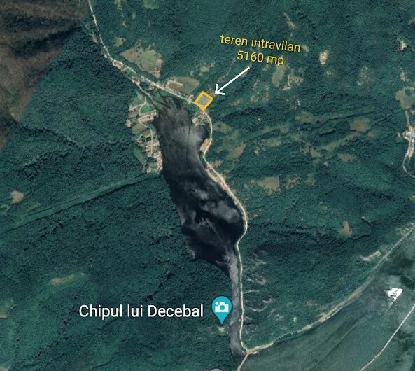 Eselnita‐Chipul lui Decebal-Mraconia- 5160 mp -intravilan- zona turistica