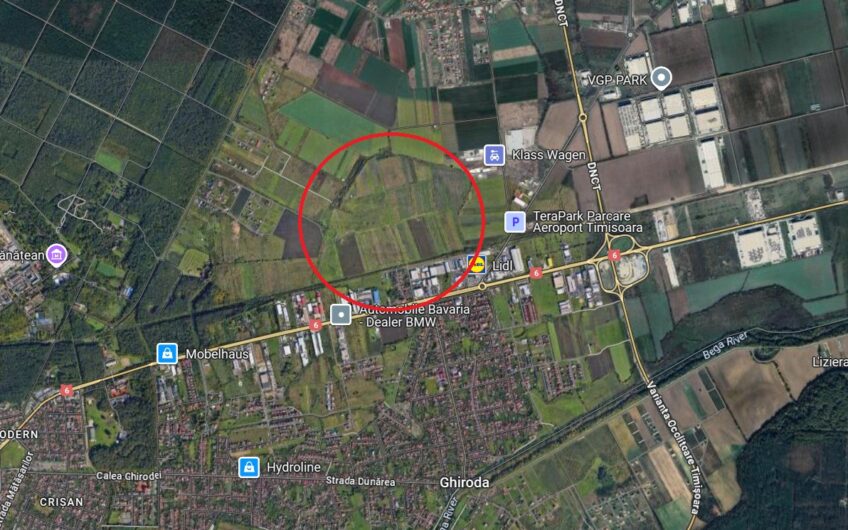 Ghiroda – Teren extravilan pt PUZ – S: 10.000 mp
